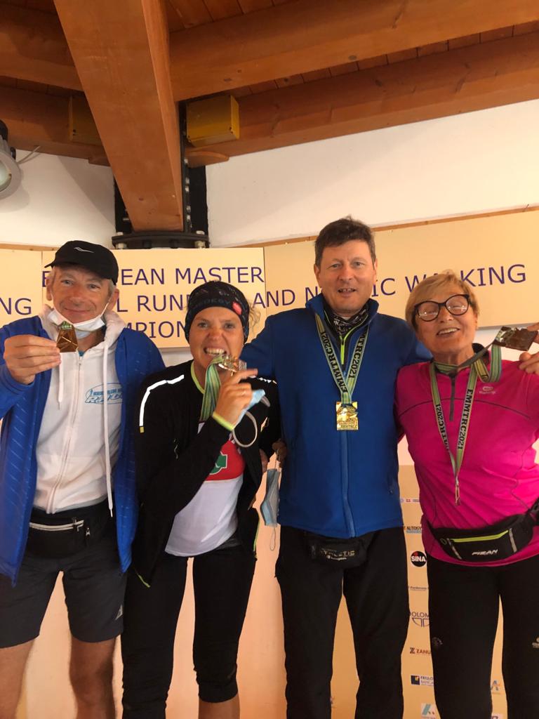 Europei di nordic walking, campionati regionali e CDS assoluti… i medagliati del weekend