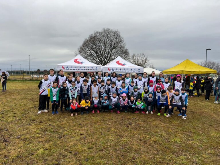 Atleti di Atletica Montebelluna durante un’attività sportiva