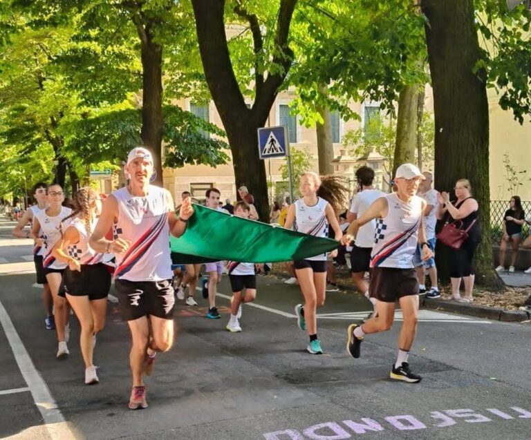 Atleti di Atletica Montebelluna durante un’attività sportiva