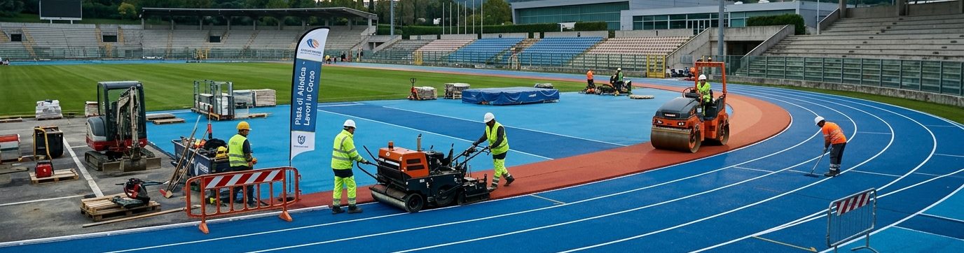 Grafica di assistenza e manutenzione del sito Atletica Montebelluna