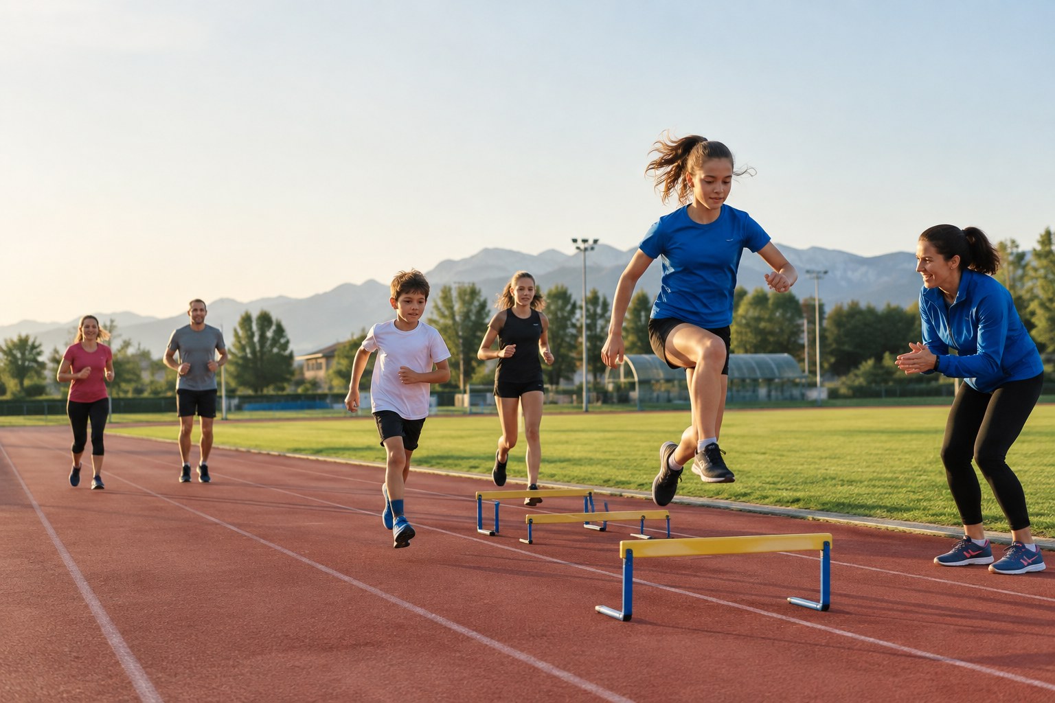 Volantino per provare l’atletica a Montebelluna con tre allenamenti gratuiti tutto l’anno